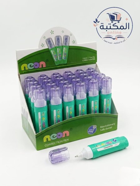قلم تيبكس "نيون" برأس دقيق ⚪✍️